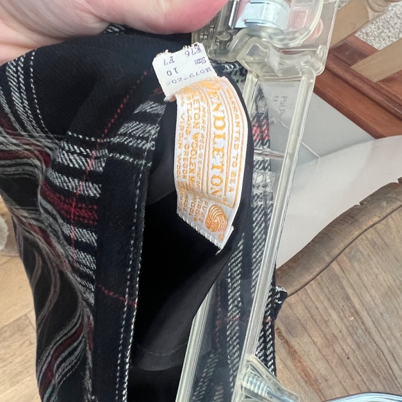 Vintage Pendleton set wool plaid small 26 tartan plaid - Picture 7 of 7